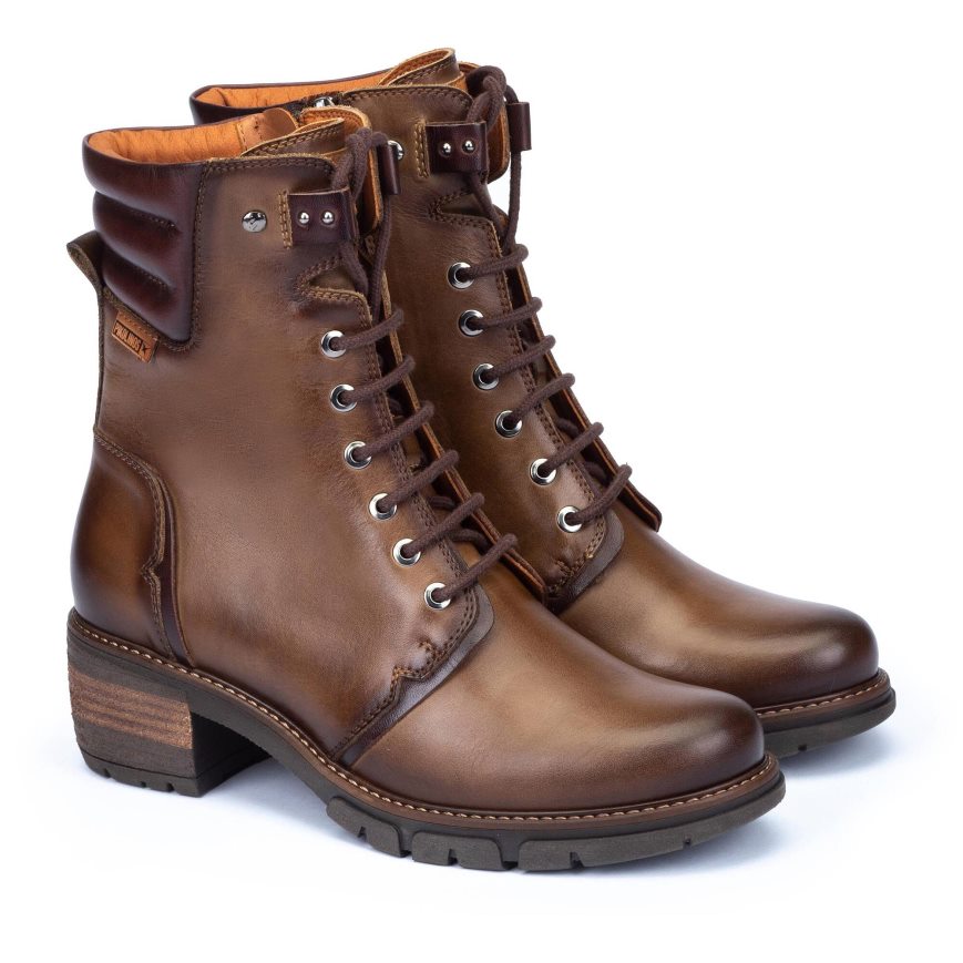 Women's Pikolinos SAN SEBASTIAN Ankle Boots Brown | NZ S08Q152